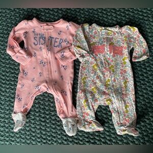 Carter’s newborn girls sleep bundle